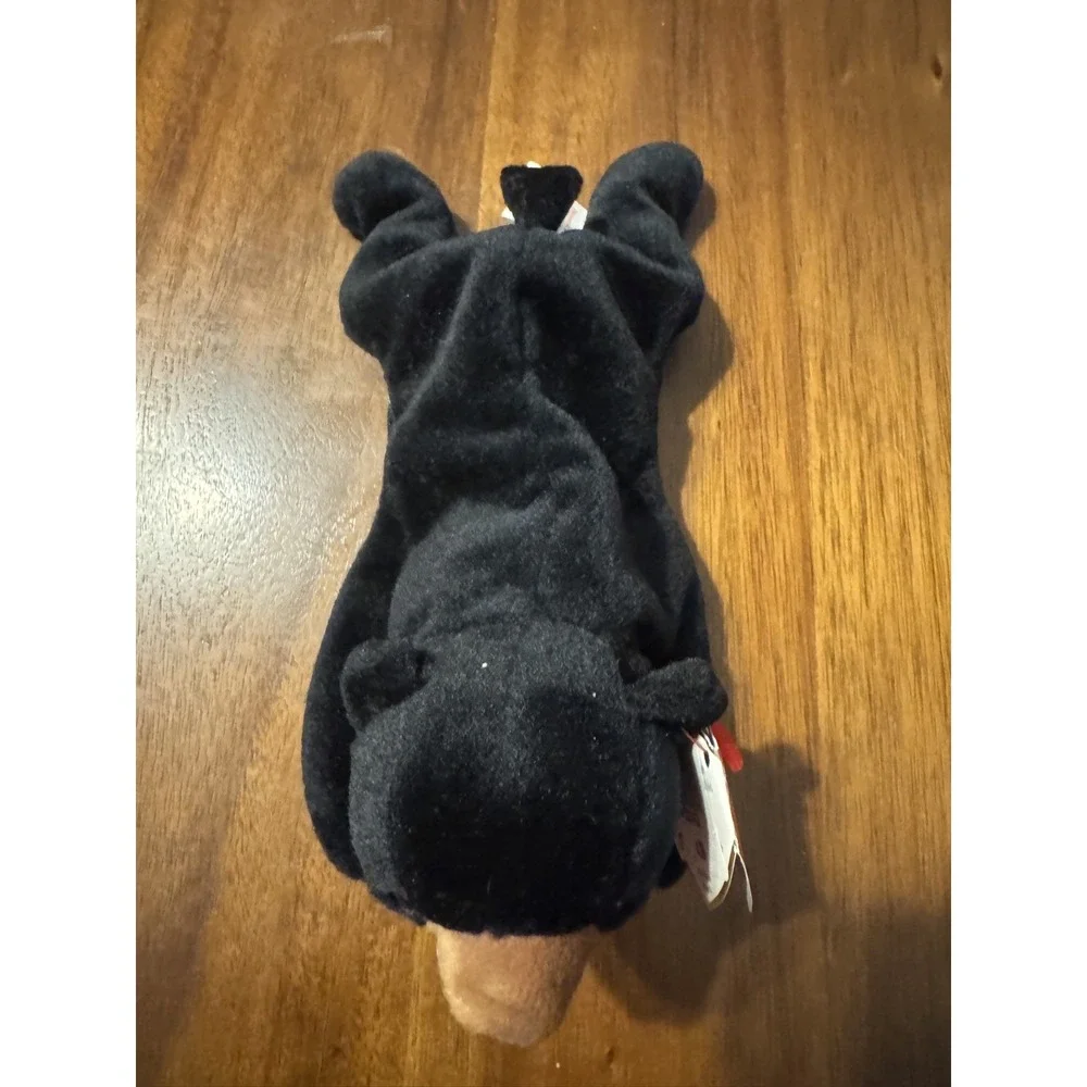 Ty Beanie Baby Blackie the Bear Retired Vintage 1993 PVC Pellets Tag Errors